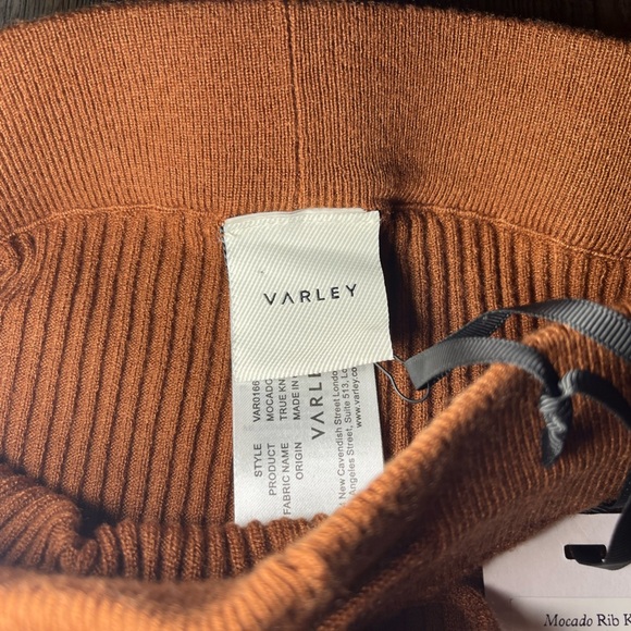 VARLEY NWT Macado Rib Knit Legging in Tortoise Shell Size Small - Picture 5 of 7